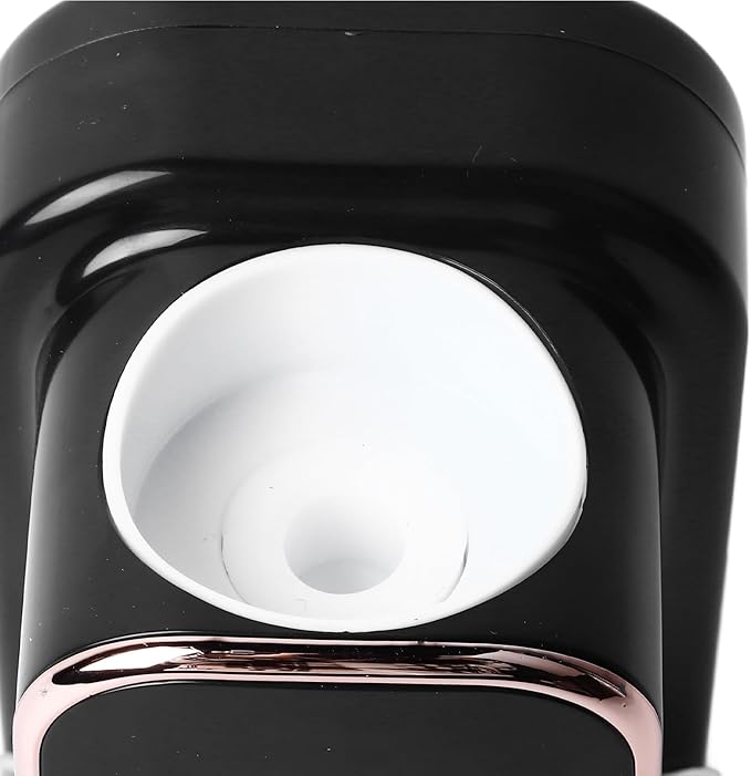 ANGGREK Electric Toothpaste Dispenser, Responsive Electric Toothpaste Squeezer Wall Mount with Sensor for Kids for Bathroom (Black)