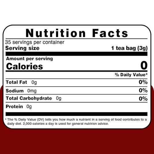 TEARELAE - Cranberry Apple Tea Bags, 35 Count - Premium Cranberry Herbal Blend Tea with Dried Cranberries, Apples, Hibiscus, Rose Petals & Licorice Root - Caffeine-free - Perfect for Daily Refreshment