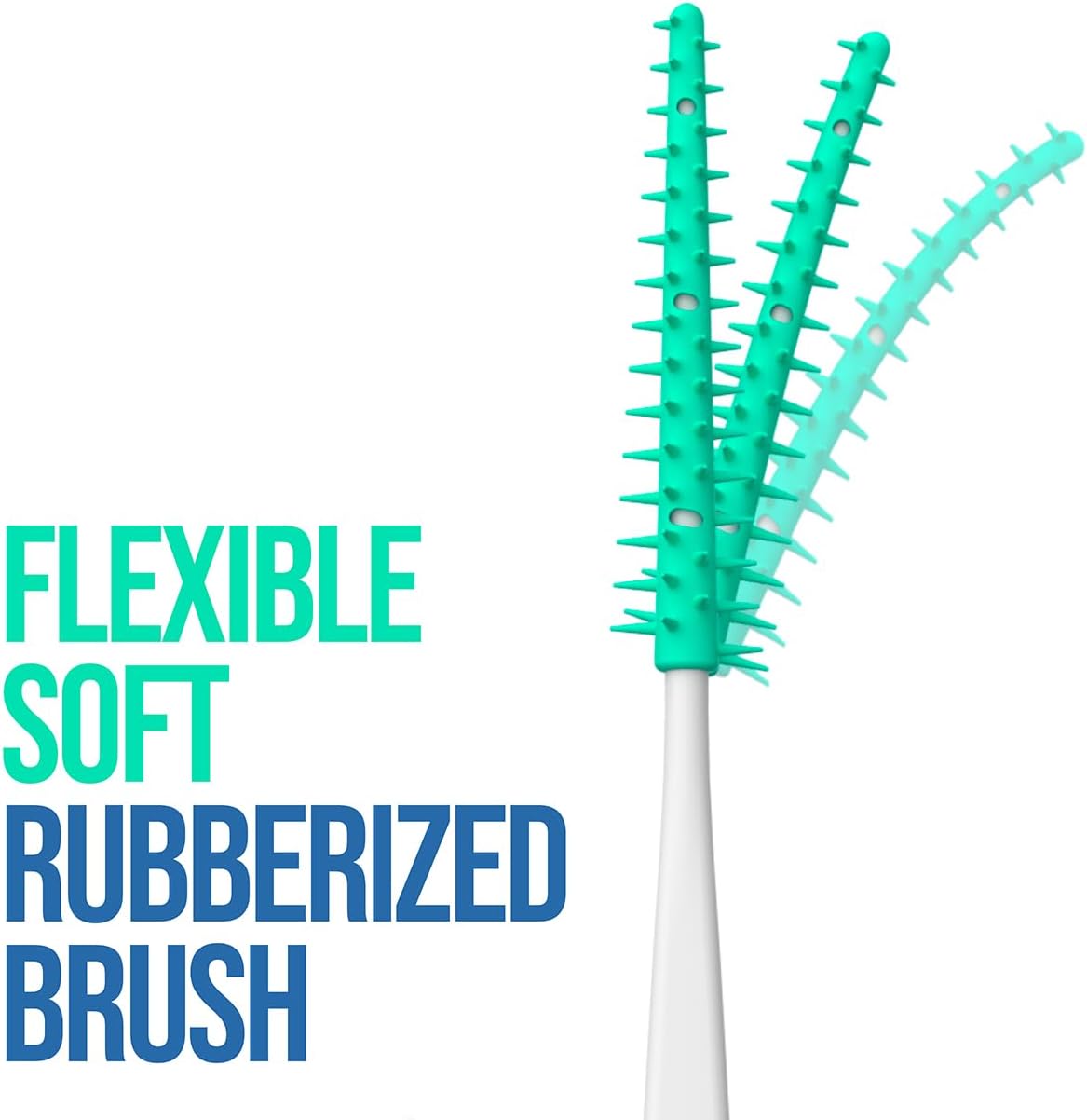 Dr. Emma Original Dental Picks Mint Soft Rubberized Tooth Picks Easy to Use Brush Picks 100Ct/Pack, 2 Packs (200Ct)