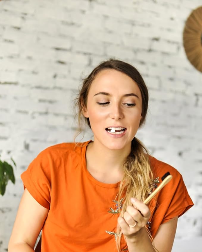 Superbee Biodegradable Bamboo toothbrushes – 5 Pack – Soft bristles for Adults & Kids’ Teeth with Colorful Handles - Eco-Friendly Natural Bamboo toothbrushes – Zero Waste Travel Toothbrush Kit