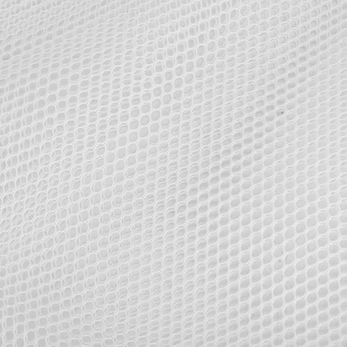 Mesh Bath Toy Organizer, Kids Bath Tub Toy Holder Mesh Bathroom Shower Caddy Bottom Zipper Toy Storage Net Organizer Hanging Bag for Bathroom Bathtub, 17.7x19.7 inch (Pink)