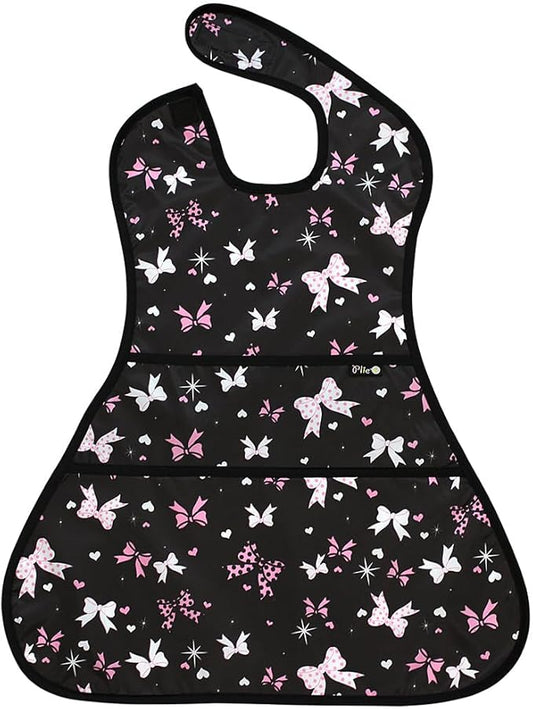 Full Coverage Waterproof Feeding Bib for Toddlers – Extra Long Apron Bib for Mealtime, Self-Feeding, High Chairn