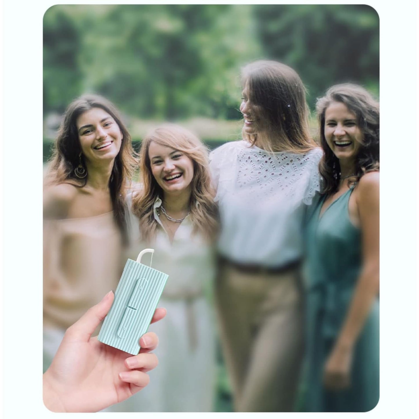 Dental Floss Portable Case, Storage 10 Picks Adult Floss in Box. The Best Tool for Cleaning Teeth and Oral Care. Portable Travel Floss is Perfect for Dinners, Dating, Travel, Hotels. (Blue)