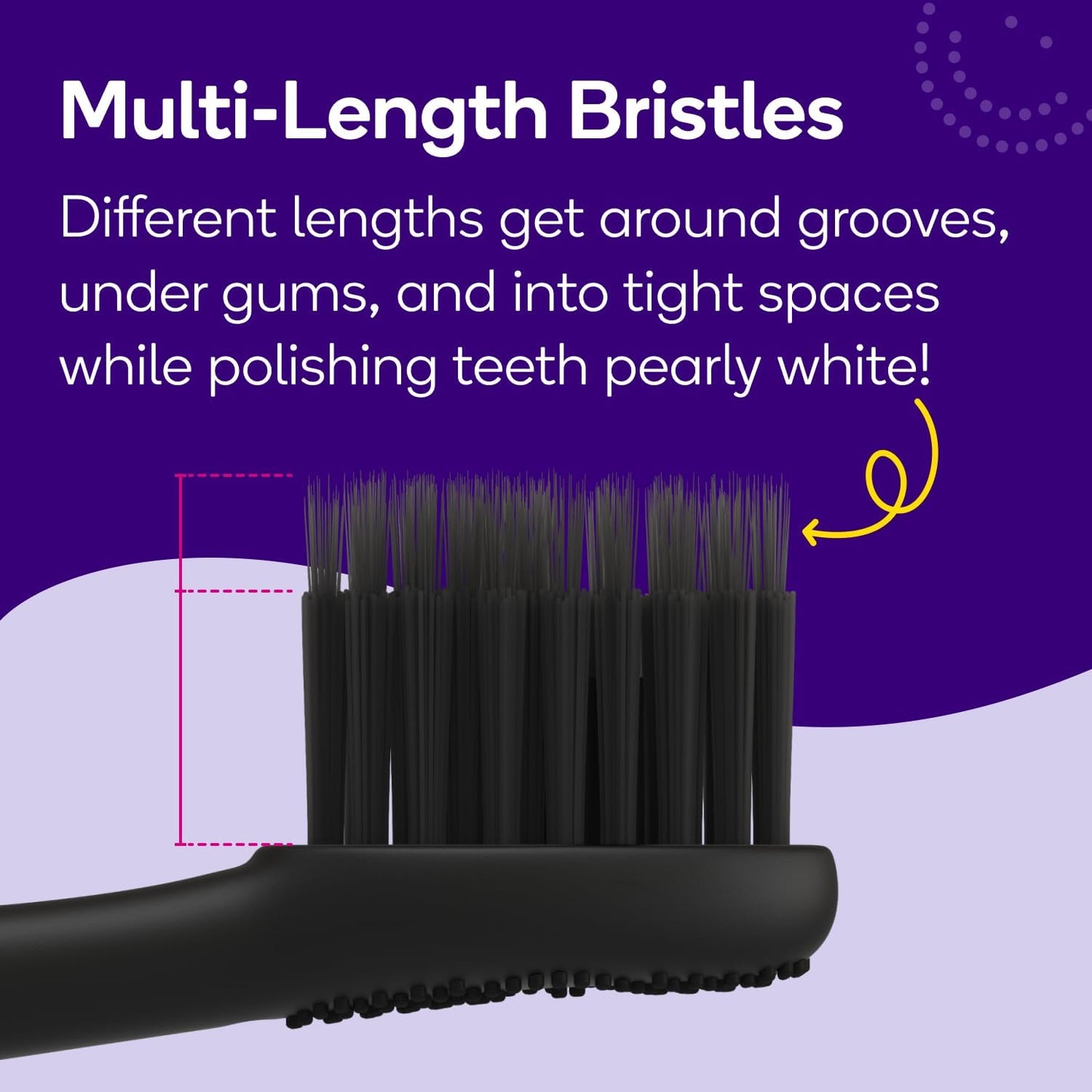BURST Pro Sonic Electric Toothbrush Genuine Replacement Heads (Black/3 Pack) | Soft Bristles for Deep Clean, Stain & Plaque Removal