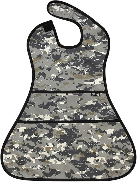 Full Coverage Waterproof Feeding Bib for Toddlers – Extra Long Apron Bib for Mealtime, Self-Feeding, High Chairn