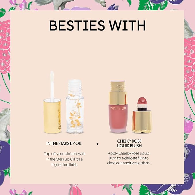 Winky Lux Unicorn Glimmer Balm -Hydrating ph Lip Balm, Natural Pink Tint with pH Color Changing, Moisturize & Soften Lips While Leaving Sheer Pink Tint, with Vanilla Scent