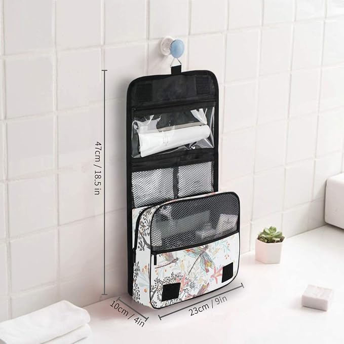 senya Hanging Travel Toiletry Bag Kit Makeup Case Cosmetics Organizer for Men Women