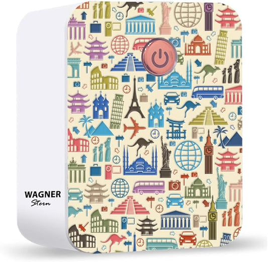 Wagner & Stern UV Toothbrush Sanitizer. Rechargeable Battery, 3D Design, Compatible with All Brush Heads.