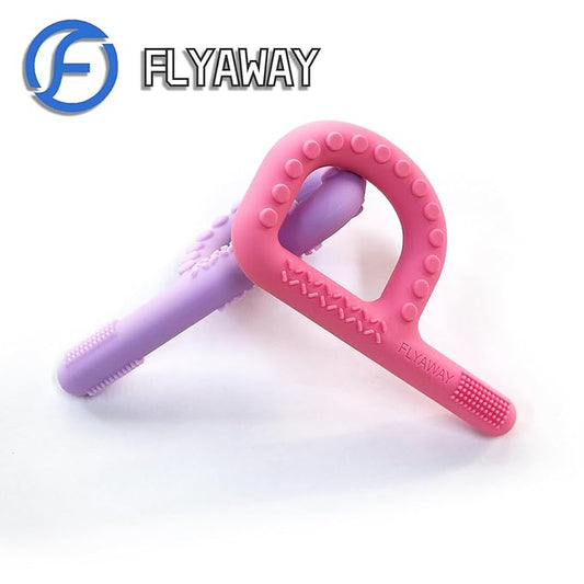 Teething Sticks for Babies, Silicone Chew Toys for Kids Autistic Children 4 Pack, Oral Motor Stimulation Autism Sensory Products Toddler Sensory Toys for Teething Baby Kids Adults with Anxiety ADHD