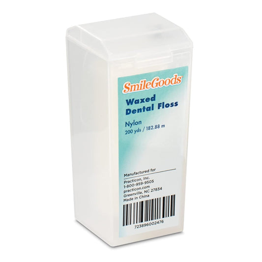SmileGoods Waxed Dental Floss, 200 Yard, Unflavored