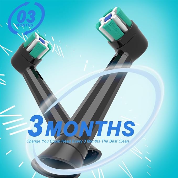 Replacement Heads Compatible with Oral B iO Electric Toothbrush, Soft Toothbrush Heads Fit for Oral-B iO 2/3/4/5/6/7/8/9/10 Series with Covers, Black 8pcs