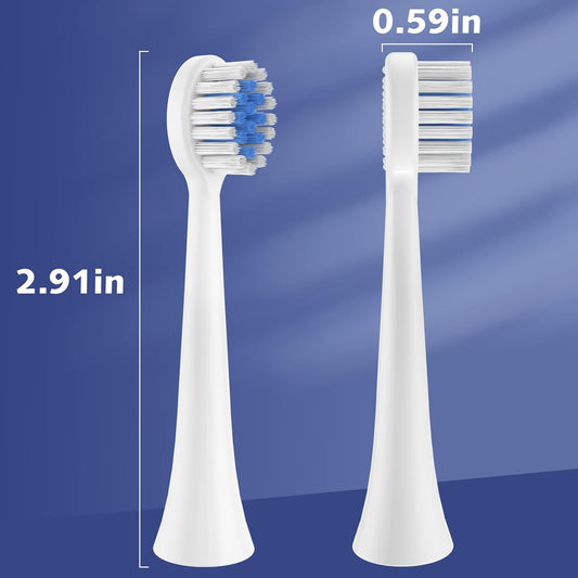 Replacement Toothbrush Heads for Razoko Kids Toothbrush 6 Pack