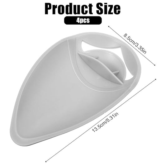 4 Pcs Faucet Extender for Toddlers, Adjustable Sink Faucets Extenders for Bathroom Safety, Splash-Proof Sink Extender for Faucet, Grey