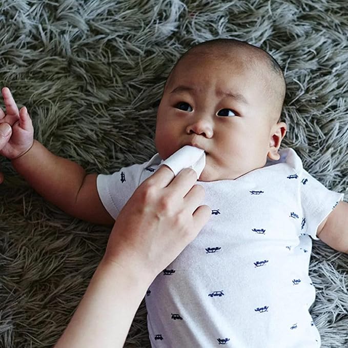 Jack N' Jill Baby Gum & Tooth Wipes - Neutral Flavor - All-Natural & Safe, 100% Soft Cotton, Steam Sterilized, Gently Textured - Fluoride Free, Sugar Free, Parabens Free - 25 Pack