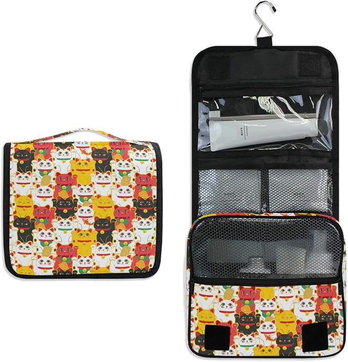 senya Hanging Travel Toiletry Bag Kit Makeup Case Cosmetics Organizer for Men Women