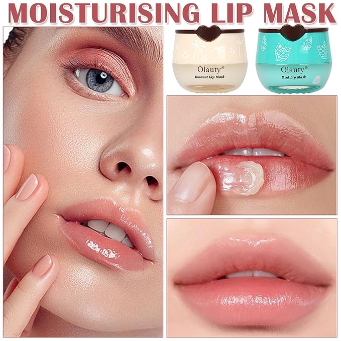 10 PCS Bee Lip Balm Honey Pot,Strawberry,Watermelon,Apple Lime,Cherry,Mint,Aloe Vera,Grapes,Coconut&Peach Flavors Honey,Moisturizing Lip Mask Overnight Reduces Lip Lines,Cracked Lip Care,Bulk Gifts