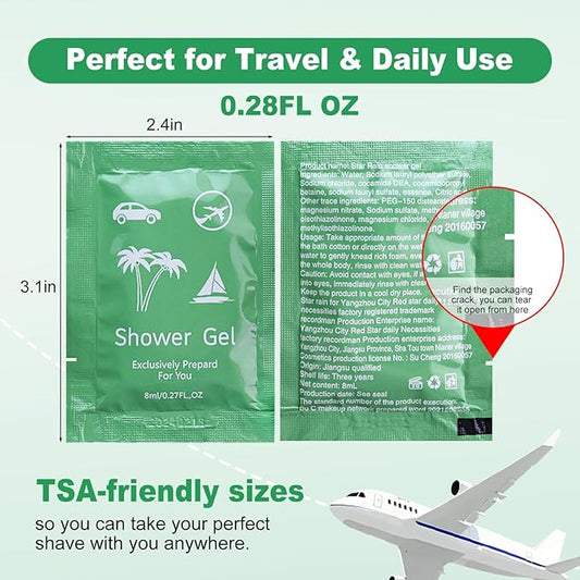 Bulk Hygiene Kits for Homeless,Disposable Toothbrushes with Toothpaste and Comb for Homeless Individually Wrapped,Basic Toiletry Kits Travel Size Shampoo And Body Wash For Hotel,Air Bnb Charity(100)