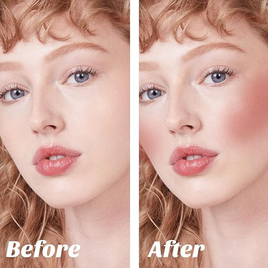 Boobeen Cream Blush stick, Multi Face Blush for Cheek, Lip and Eye, Pigmented Matte Finish for Natural Flush Color, Buildable and Lightweight