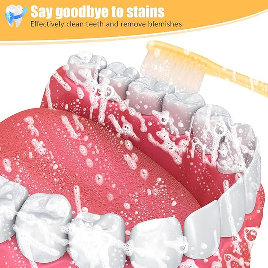 NICEMOVIC 150 Pack Disposable Toothbrushes Bulk with Toothpaste and Comb Travel Size Toothpaste Set Homeless Care Package Supplies for Bulk Individually Wrapped Disposable Travel Hotel Charity, Yellow