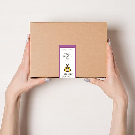 SuperBee Women Gift Box - Toothpaste Tablets, Natural Body scrubbers, Soft Bristles Bamboo toothbrushes, Make up Removal Pads, Beeswax wrap - Eco Friendly Gift, Housewarming Gift Christmas Women Day …