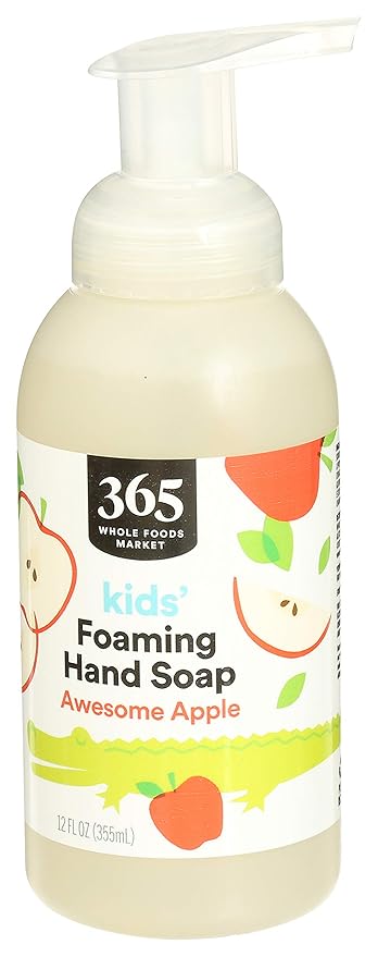 365 by Whole Foods Market, Awesome Apple Kids Foaming Hand Soap, 12 Fl Oz (Pack of 2)