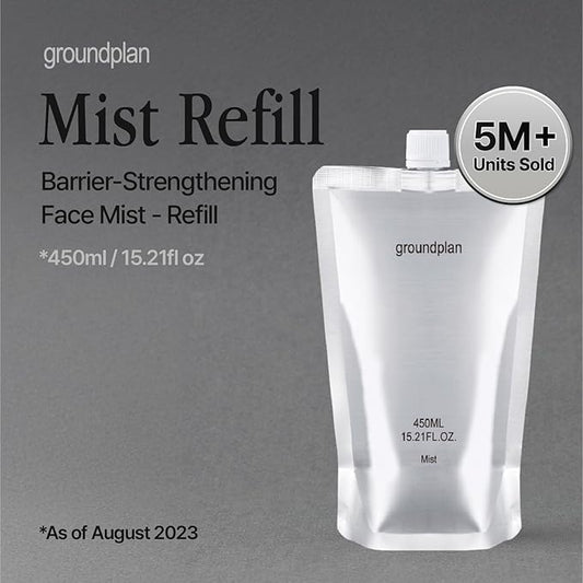 Silver Shield Mist, Refill - Facial Barrier Toner, 80% Witch Hazel Water, Centella Asiatica for Skin Barrier Repair, Recovery Calming Mist for Sensitive Skin, Korean Skin Care (15.22 fl oz)