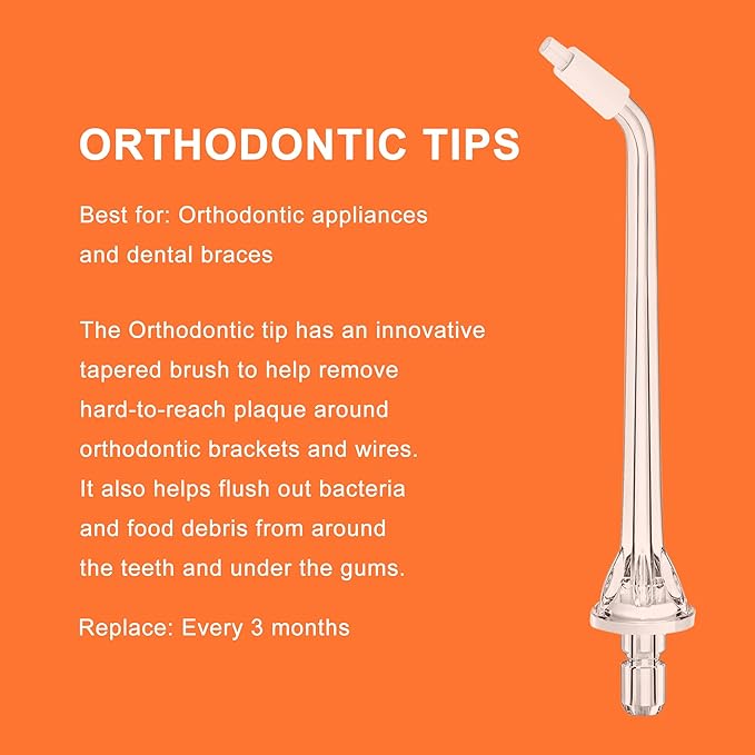 Replacement Head for Bitvae, Replacement Heads Oral Irrigator Refill Heads Jet Tips,Only Compatible C2/ C5/C6 water flosser(Pik Pocket Tips)