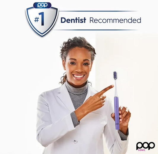 Go Plus Sonic Toothbrushes for Adults w/Electric Toothbrush Case - Electric Toothbrush for Adults & Kids - Sonic Toothbrush w/ 2 Speeds - 18000-24000 Vibrations Per Minute (Punchy Purple)