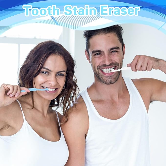 Tooth Stain Eraser Dental Tooth Stain Eraser Removers Teeth Scraper Dental Plaque Tartar Erasers Polisher Professional Dentals Picks Brush Teeth Polisher for Adult Oral Care