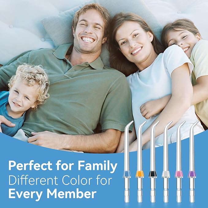 Replacement Tips for Waterpik Water Flosser Classic Jet Tips Waterpik' Replacement Parts and Other Oral Irrigators (6 Classic Jet Tips)