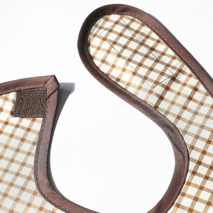 Full Coverage Waterproof Feeding Bib for Toddlers – Extra Long Apron Bib for Mealtime, Self-Feeding, High Chairn