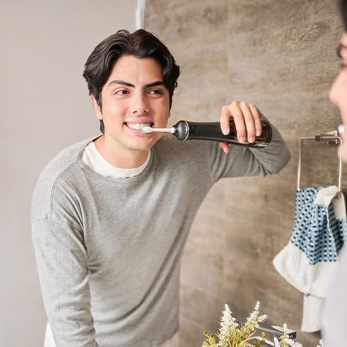 Complete Oral Kit - Dental Care Treatment | Water Flosser + Floss Drop Serum + Replacement Tips