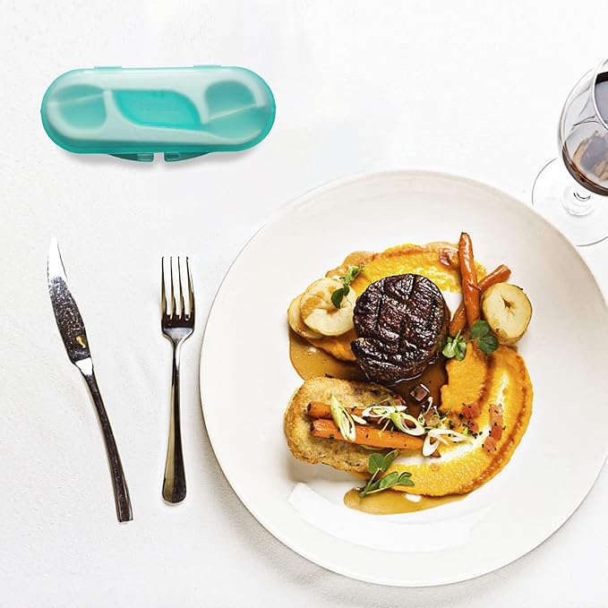 AOCEAN Dental Floss Picks - Travel Floss with Toothpicks - Professional Threader Flossers with 4 Storage Cases - Ideal for Family Hotel and High-Toughness Travel (40Pcs)