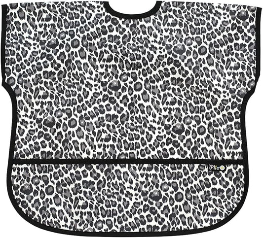 Short Sleeve Waterproof Bib for Toddlers – Easy Clean Feeding Apron for Mealtime, Daycare, Self-Feeding, Lightweight