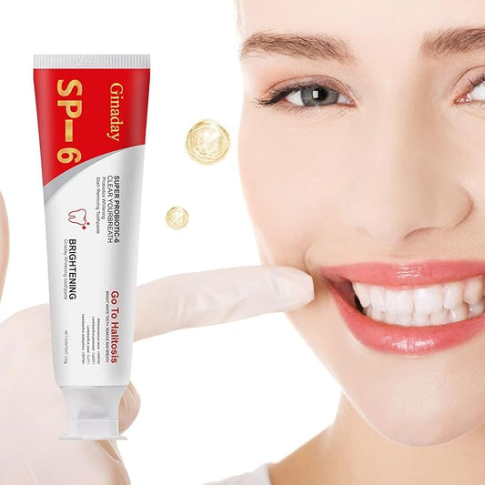 SP-6 Probiotic Toothpaste,Deep Cleaning Care Fresh Breath Ultra Whitening Toothpaste.(1pcs)