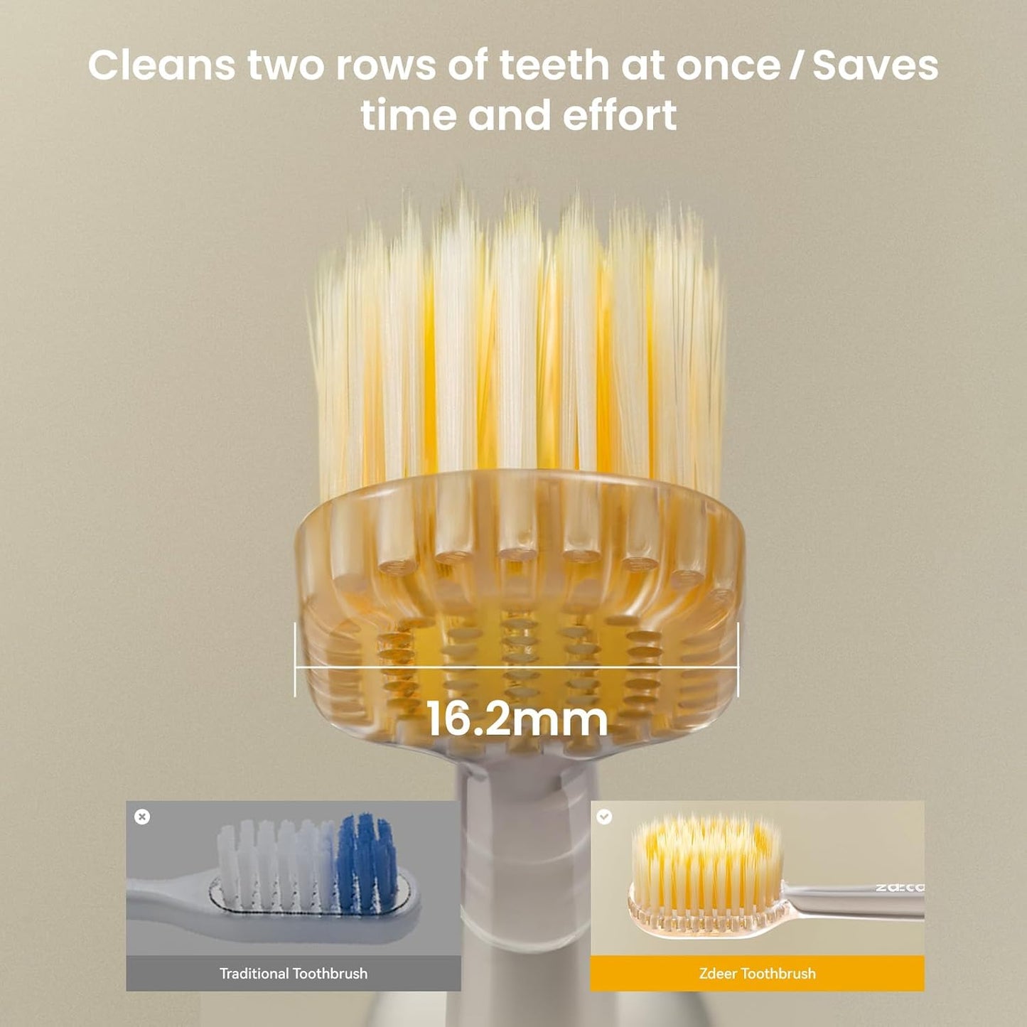 Ultra Soft Manual Toothbrushes for Adults Sensitive Gums– Eco-Friendly Aluminum Alloy+ABS Handle with 3 Replaceable Gum Care Heads, Gentle Wide Bristles for Sensitive Teeth & Gums