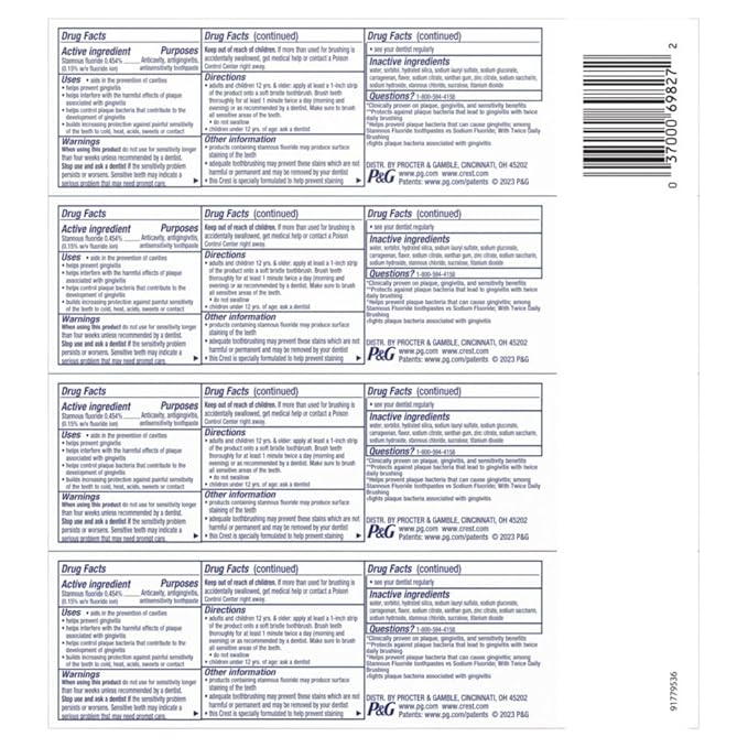 Crest Pro-Health Advanced Antibacterial Protection Toothpaste - Pack of 4, 5 Oz Tubes