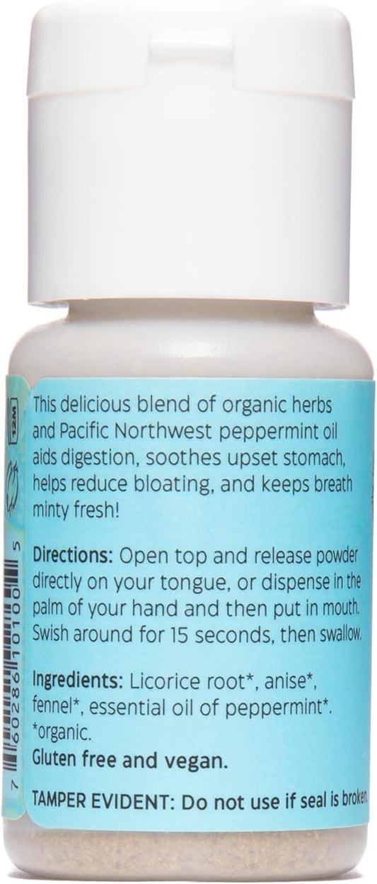 Uncle Harry's Certified Organic Breath Freshener and Herbal Digestive | with Organic Licorice, Anise, Fennel, Peppermint | Gluten Free 0.56 oz