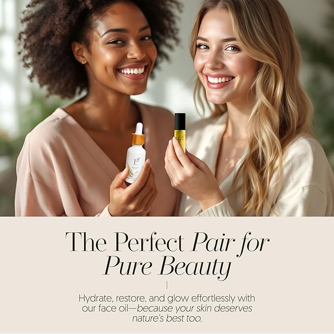 100% Natural Lip Treatment for Dry, Chapped Lips- Infused with Jojoba for Deeply Nourishing Lip Oil, Long-Lasting Hydration, Cold-Pressed Oils, Pregnancy Safe, Organic Lip Gloss by Finally