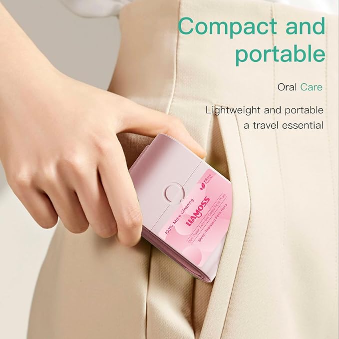 Twin-Line Floss Picks,2 Handy Case 104 Count Mint Flavor Dental Flossers for Adults,Comfort Toothpicks Sticks,Twice Cleaning Action for Tight Spaces,Extra Strong Shred Resistant Floss(Pink,Green)…