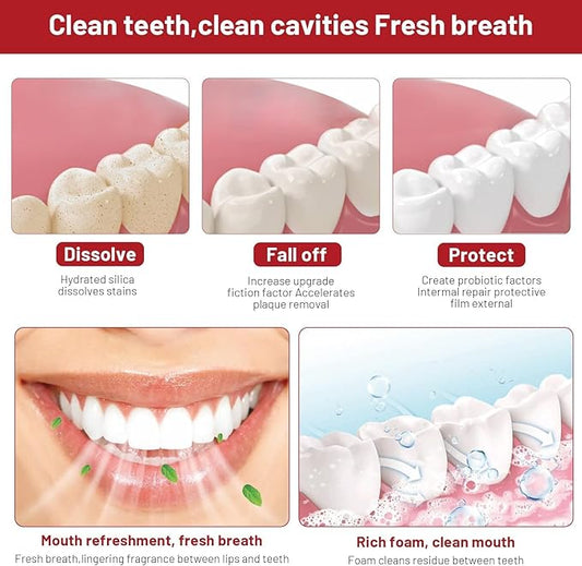 2 Pcs SP10 Probiotic Toothpaste - Ultra Whitening, Brightening, Fresh Breath & Deep Cleaning