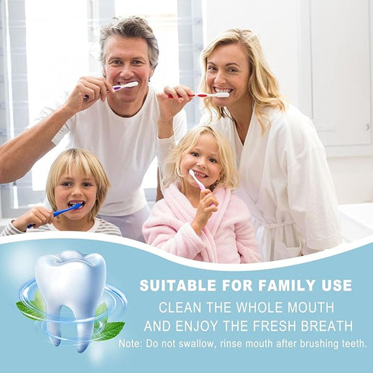 30 Tubes Bulk Travel Size Toothpaste,Extra Small 0.35oz Small Toothpaste Travel Size Bulk 0.8x3.5 inches Peppermint Mini Disposable Toothpaste for Hotel,Guests,Homeless,Charity