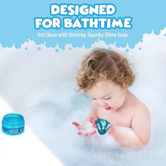 Tub Works™ Cosmic Bath Slime™ Kids Soap Bath Toy, 6 Pack | Stretchy, Squishy Slime Soap for Toddler Bath | Fresh, Fruity Scents | Nontoxic | Sensory Fun Kids & Toddler Bath Toys