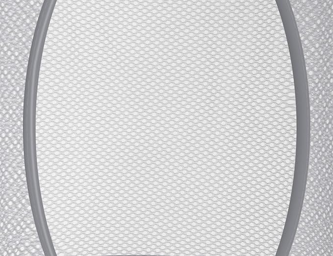 Libeder Mesh Hanging Storage Space Saver Bags Organizer,Foldable Storage Organizer 4 Compartments Toy Storage Basket for Kids Room Bathroom 2 Sets Grey