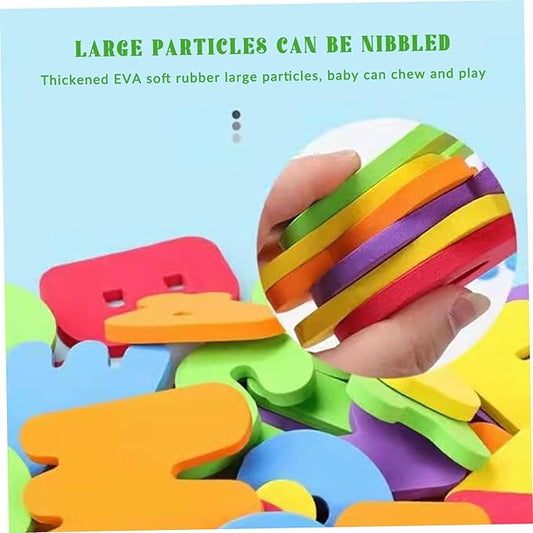 Bath Toys, 36 Sheets Fun Numbers and Alphabet Bath Toys, Floating Alphabet Letters & Numbers Learning for Bathtub Educational for Kids Children Boys Girls