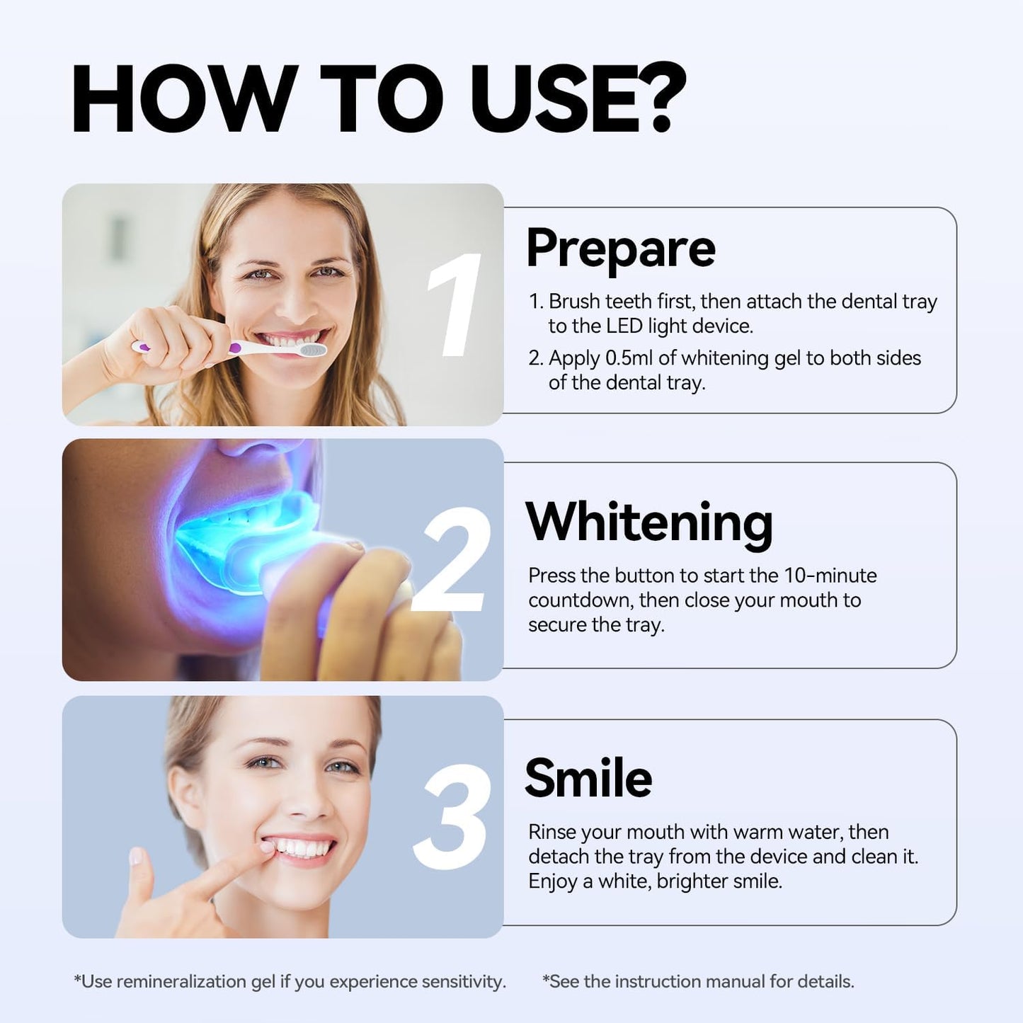 JTF Teeth Whitening Gel Kit: 35% Carbamide Peroxide, 5Pcs Teeth Whitener Gels and 1 Remineralization Gel to Remove Stains from Coffee Food and Smoking, Enamel Safe and No Sensitivity, Mint