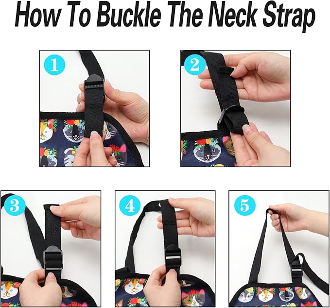 FreeNFond Kids Apron Adjustable Child Apron with 4 Pockets for Baking Painting