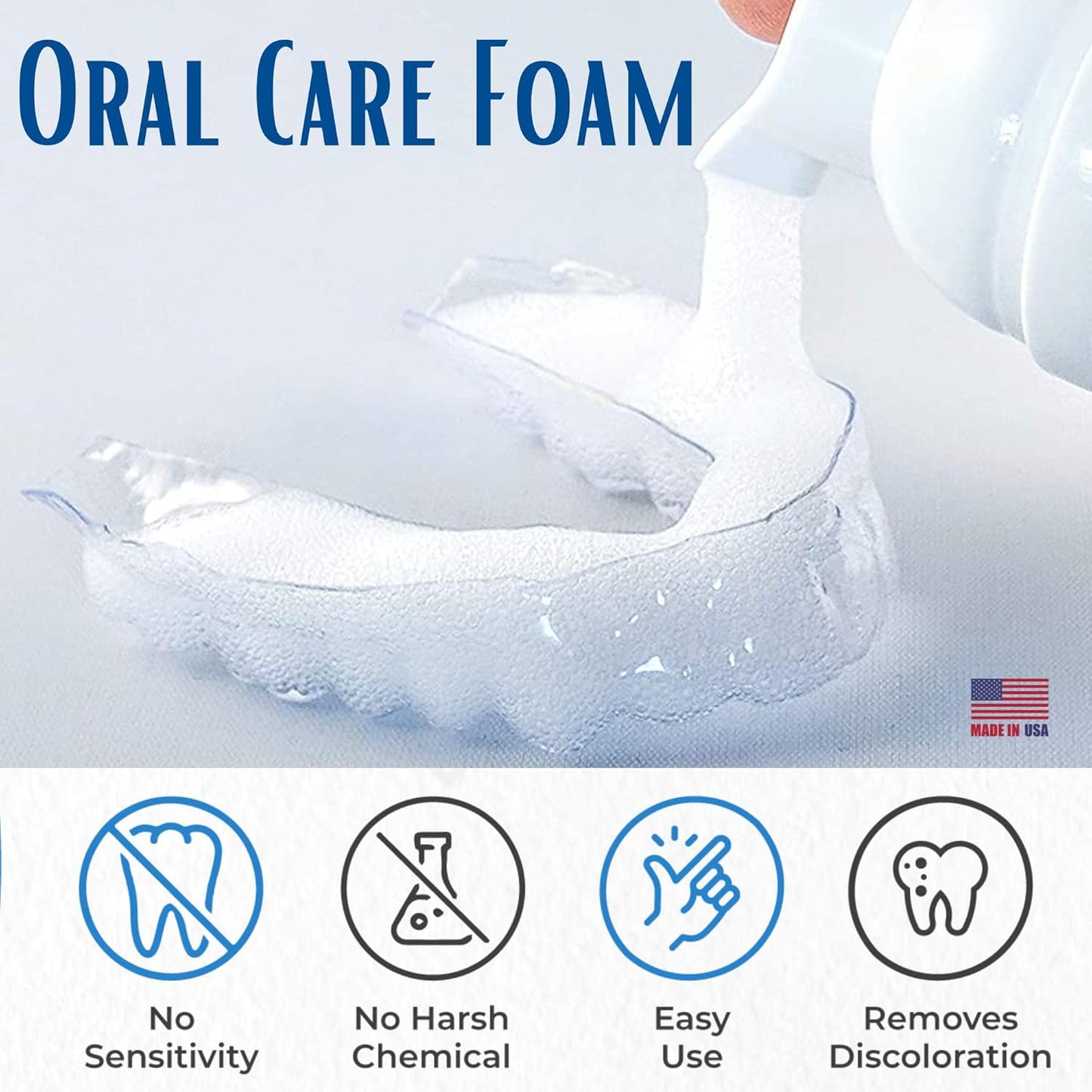 Retainer Foam Cleaner & Teeth Whitening Formula. The Ultimate Cleaning Toothpaste for Aligner Retainers. Great for All Kinds of Clear Retainers, Braces & Aligners. Safe for Dentures. (3 Pack)