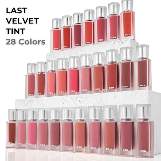 BBIA Last Velvet Tint NEW - Soft Creamy Matte Finish Lip Stain, Blur Effect & Velvety Texture, Long-Lasting, High Pigment, Non-Drying, Vegan, Korean Lip Makeup (V40 SUMMER ROSE, Pack of 1)