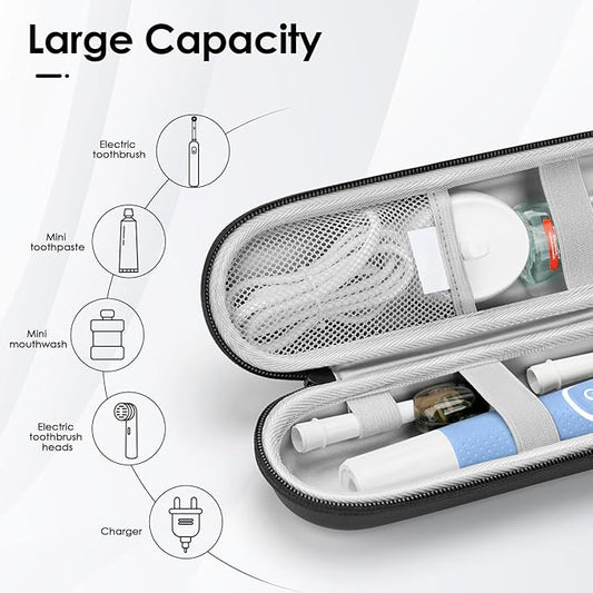 Yinke 2.0 Electric Toothbrush Case For Oral B/Oral-B Pro/Philips Sonicare/ Aquasonic Toothbrush, Travel Electric Toothbrush Case